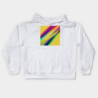 red blue green pink abstract art Kids Hoodie